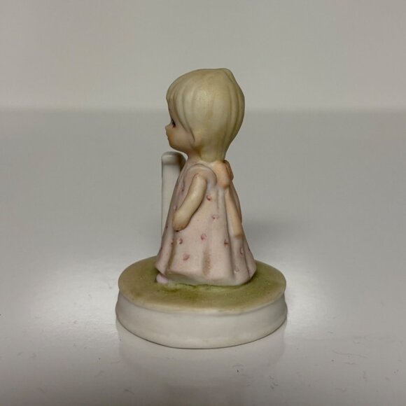 Lefton Christopher Collection Birthday Girl Figurine Age 1 03488A 1982 Vintage - Picture 4 of 7